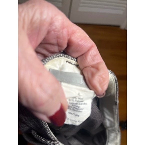 Vintage J Crew Women Brown Herringbone Wool Blend Flared Trousers Pants Size 4 - Picture 5 of 5